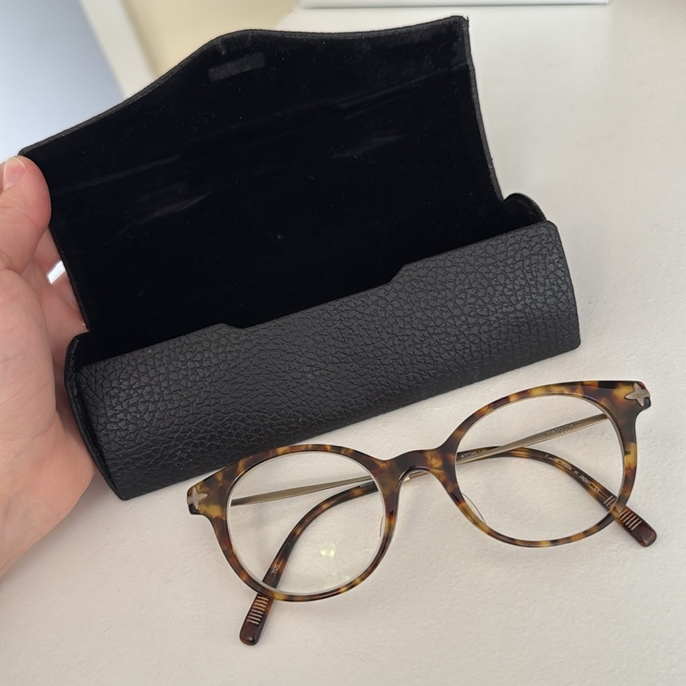Matsuda M2022 Tortoise Cat Eye Optical Eye Glasses Made in Japan 47mm - Picture 6 of 8